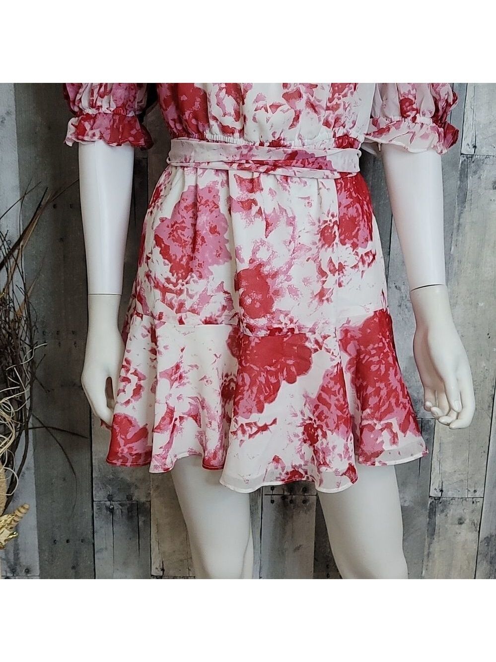 Keepsake The Label Ruffle Rose Mini Dress - Picture 5 of 13
